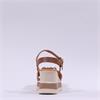 Oh My Sandals Links Platform Wedge - Tan